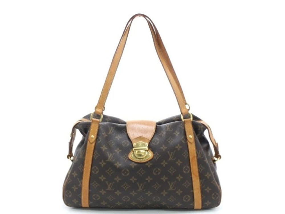 LOUIS VUITTON Stresa Shoulder Tote Bag Monogram